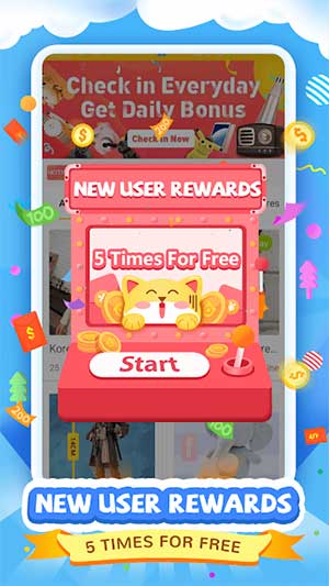 Người dùng mới được chơi 5 lần miễn phí