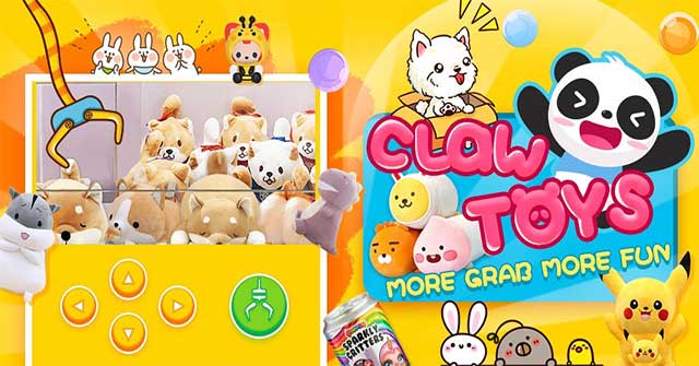 Claw Toys cho Android là game gắp thú bông trong thời gian thực