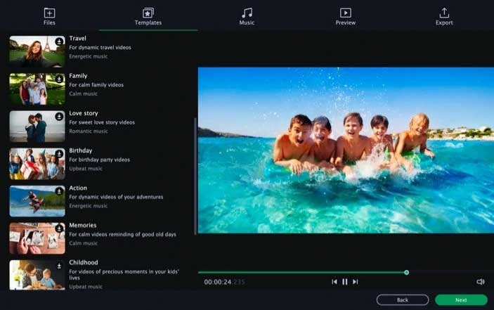 Cập nhật Movavi Slideshow Maker mới nhất