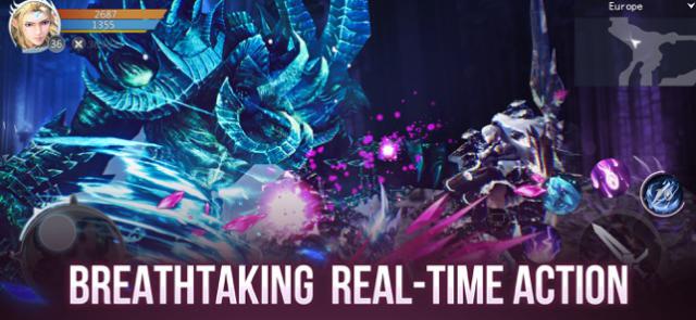 Tham gia các trận chiến hành động thời gian thực nghẹt thở