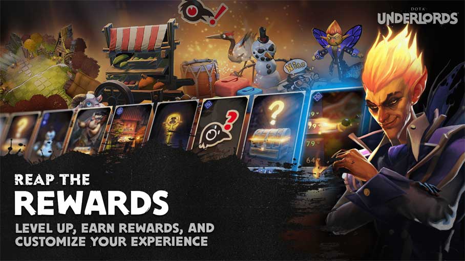 Gặt hái nhiều phần thưởng mới trong Dota Underlords