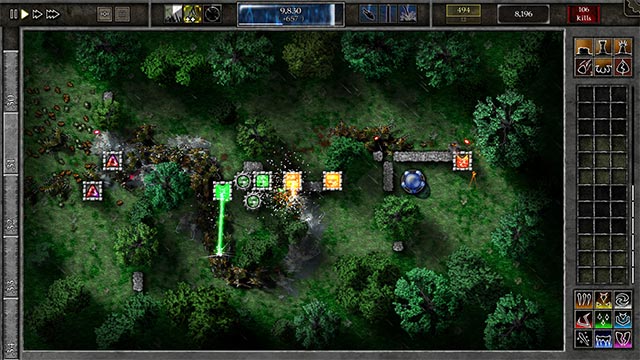 Vượt qua 190 bàn chơi và 400 thành tích trong game GemCraft