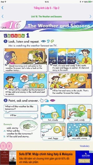 Tiếng Anh lớp 5 tập 2