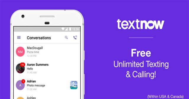 Gọi điện thoại và nhắn tin miễn phí không giới hạn với ứng dụng TextNow iOS