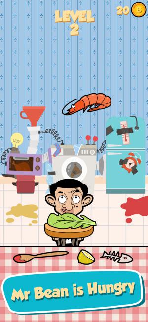 Giúp anh chàng Mr Bean làm bánh sandwich trong game Mr Bean Sandwich Stack 