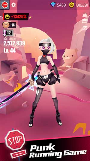 Slash & Girl có gameplay nhịp độ nhanh
