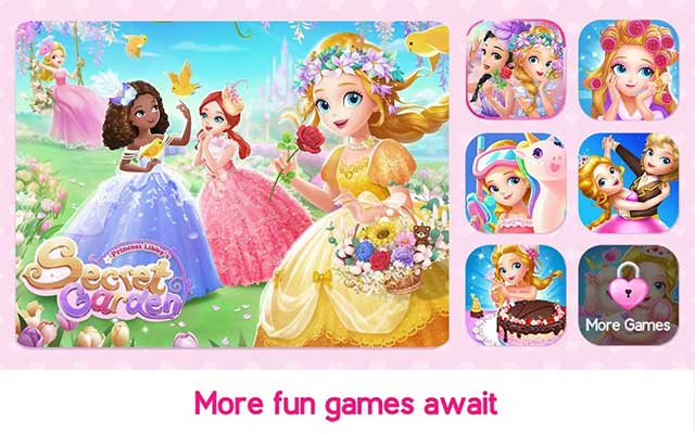 Nhiều trò chơi thú vị khác đang chờ bé mở khóa trong Princess Libby Wonder World