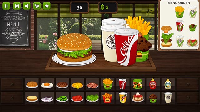 Khám phá công thức làm món bánh burger tuyệt ngon trong Burger Master