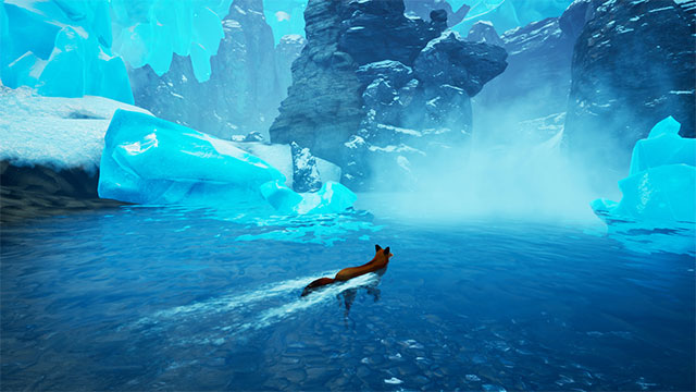 Chơi game Spirit of the North ở góc nhìn thứ 3 giúp bao quát toàn bộ thế giới