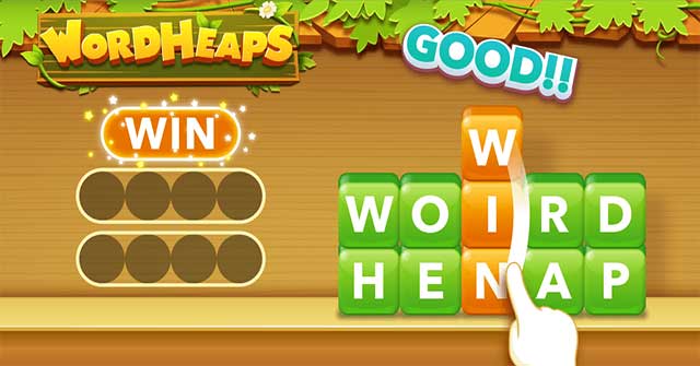 Word Heaps là trò chơi trí tuệ tuyệt vời dành cho fan hâm mộ của game giải ô chữ cổ điển