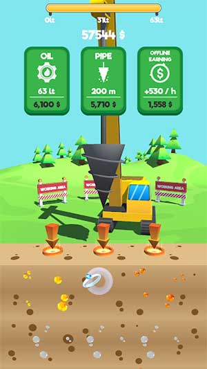 Kiếm tiền để cải thiện máy đào