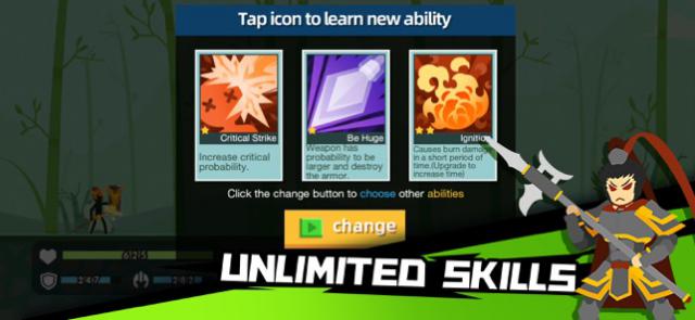 Rất nhiều kỹ năng đặc biệt giúp bạn thêm mạnh mẽ