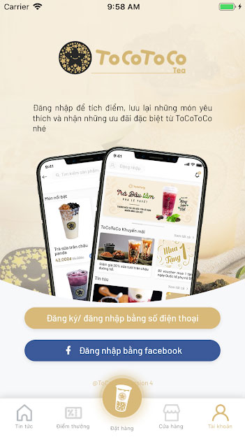 Tải ứng dụng TocoToco cho Android