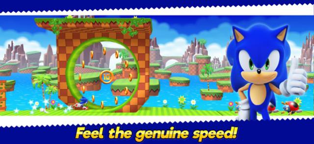 Phiêu lưu bất tận cùng nhím xanh Sonic trong game Sonic Runners Adventure