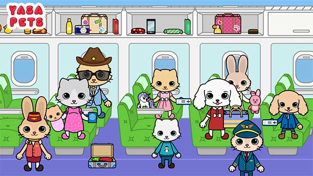 Đi du lịch và tận hưởng những khoảng thời gian tuyệt vời trong game Yasa Pets Airport 