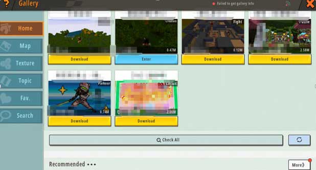 Tag mới (More and Check All), có sẵn nhiều bản đồ hơn