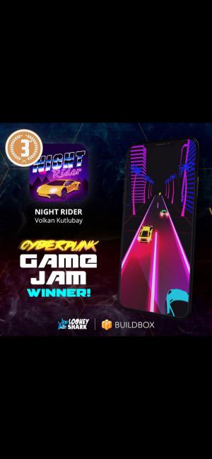 Night Rider là game lái xe phong cách retro tuyệt đẹp