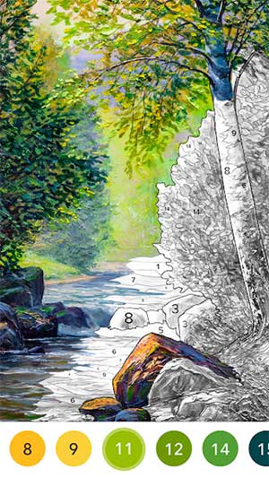 Coloren có nhiều chủ đề tranh đa dạng