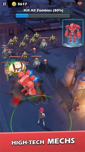 Bắn hạ những cỗ máy zombie