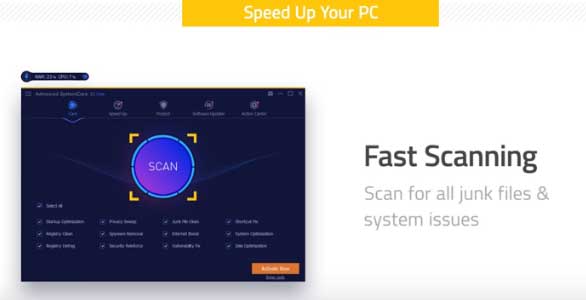 Tăng tốc độ PC bằng Advanced SystemCare 
