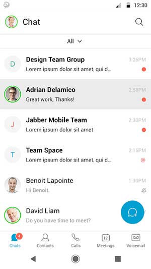 Chat với bất kỳ người nào trong nhóm