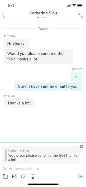 Trả lời tin nhắn