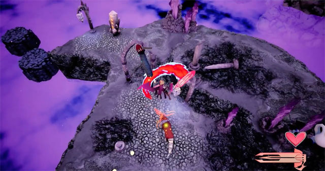 Hell to Raze là game hành động chặt chém kết hợp phiêu lưu platformer