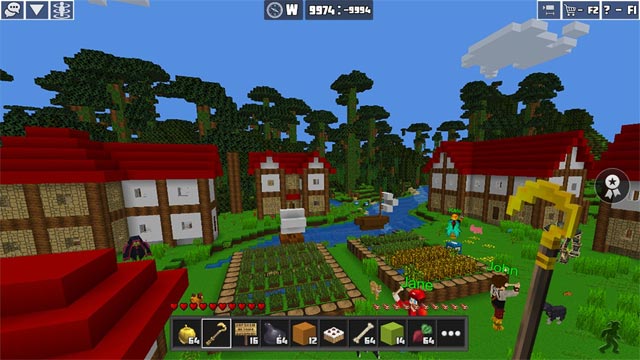 PlanetCraft là game sinh tồn phiêu lưu giống hệt Minecraft nhưng miễn phí 100%