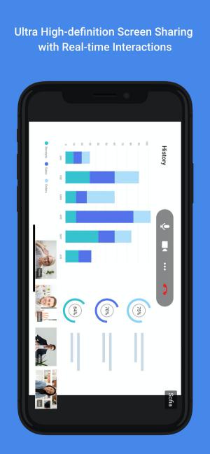 Chia sẻ màn hình chất lượng cao thời gian thực