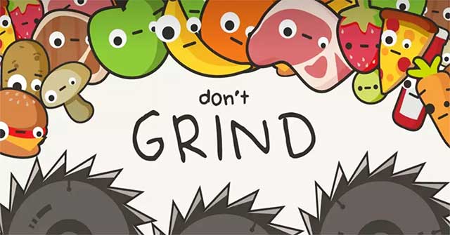 Trong Don't Grind, hãy ngăn máy cưa khổng lồ phá hủy các nhân vật nhỏ dễ thương