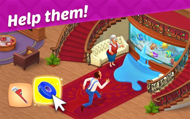 Rất nhiều mini-game mới trong Homescapes cho PC