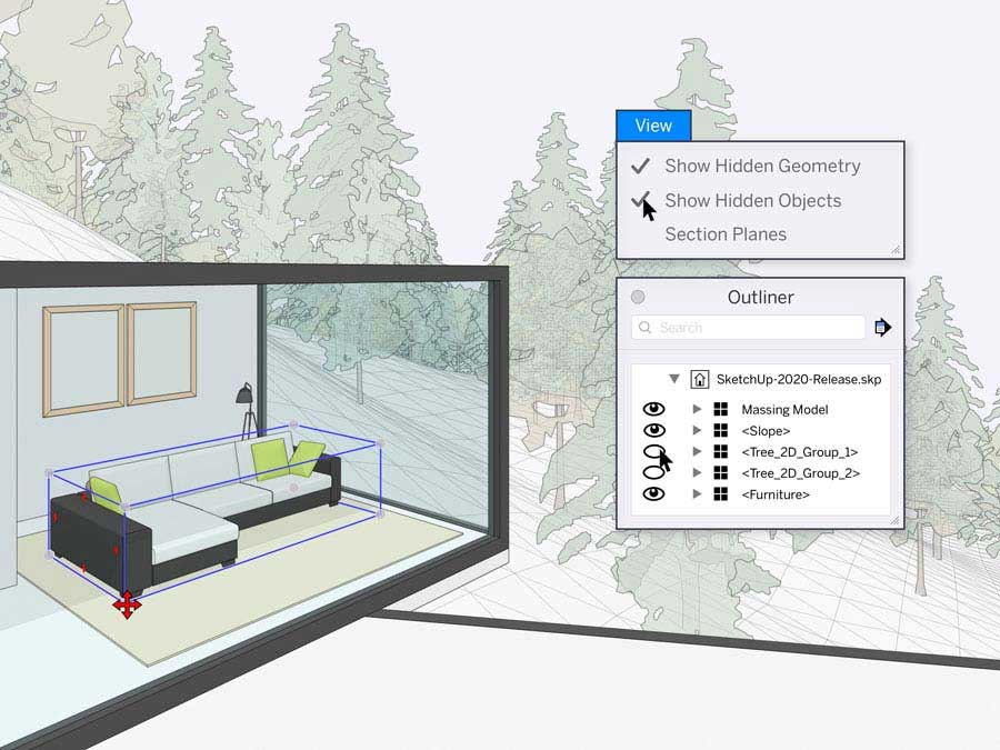 Phần mềm thiết kế mô hình 3D SketchUp Pro cho Mac