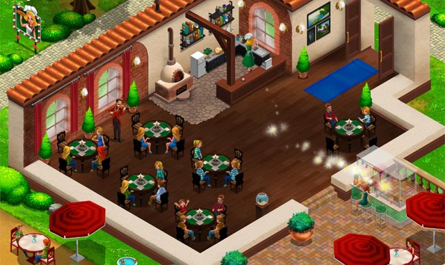 Quản lý nhà hàng sang trọng trong game mô phỏng Sophias Pizza Restaurant