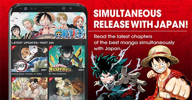 MANGA Plus for Android là ứng dụng đọc truyện tranh chính thức của Shueisha