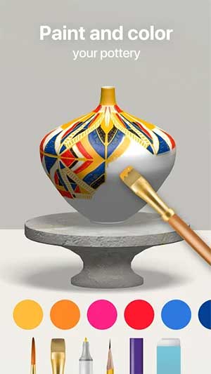Pottery Master cung cấp nhiều công cụ để trang trí