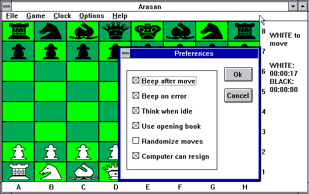 Cấu hình game Arasan Chess