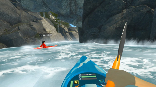 Đua thuyền Kayak thực tế ảo sống động trong DownStream: VR Whitewater Kayaking