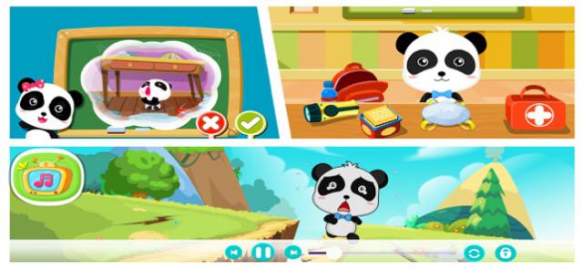 Vừa học vừa chơi cùng gấu trúc đáng yêu