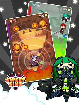 Sweet Sins có nhiều môi trường chạy để khám phá