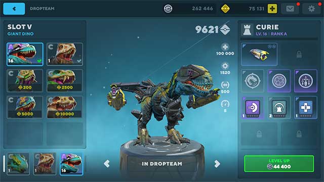Tìm kiếm 17 loài khủng long đa dạng trong game Dino Squad for Android