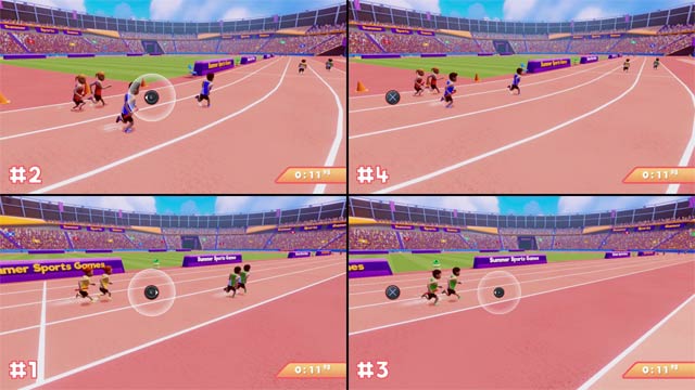 Chơi Summer Sports Games 1 mình hoặc nội bộ 4 người
