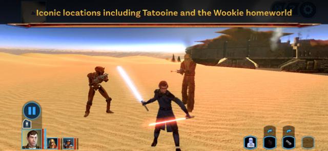 Chơi ở nhiều địa điểm biểu tượng trong vũ trụ Star Wars
