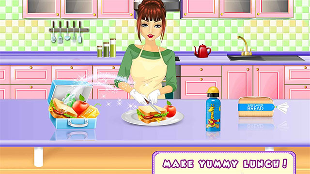 Chuẩn bị món sandwich bổ dưỡng cho bữa trưa của Sarah
