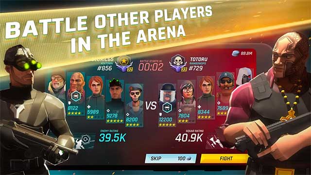 Tham gia đấu trường PvP khốc liệt cùng những người chơi khác