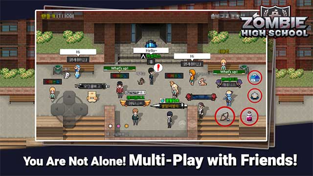 Zombie High School Android có một số chế độ chơi khá thú vị