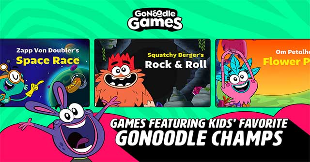 GoNoodle Games là một ứng dụng giải trí hấp dẫn với nhiều trò chơi vui nhộn