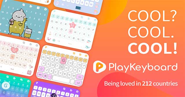 PlayKeyboard for Android là ứng dụng tùy chỉnh giao diện bàn phím tuyệt đẹp
