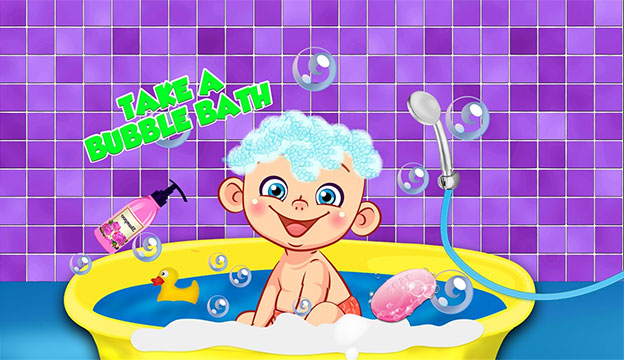 Tắm gội cho em bé thật sạch sẽ và thơm tho