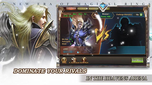 Blades and Rings: The Memory of Atlantis đưa bạn vào đấu trường MMORPG hấp dẫn