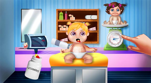 Có rất nhiều hoạt động nuôi trẻ vui nhộn trong Cute Baby Nursery